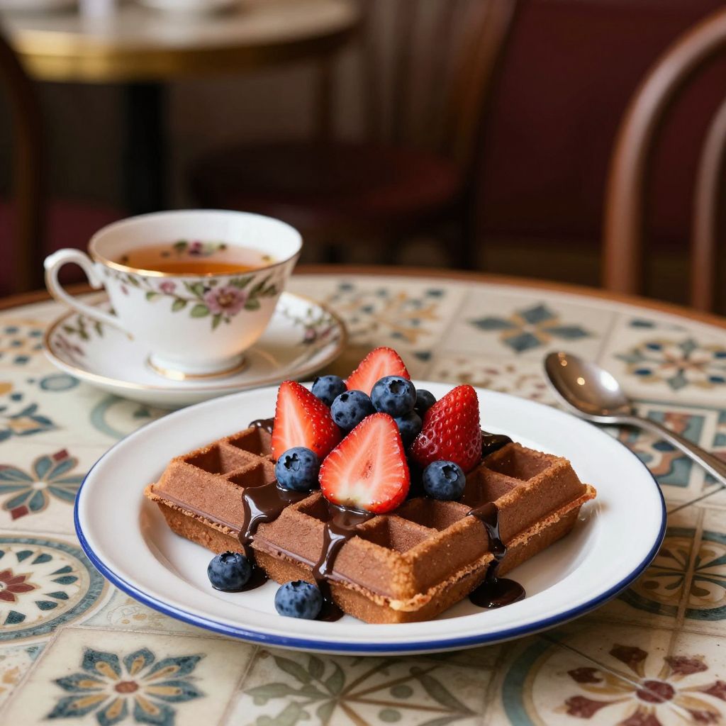 Waffle-era Tea Room waffles