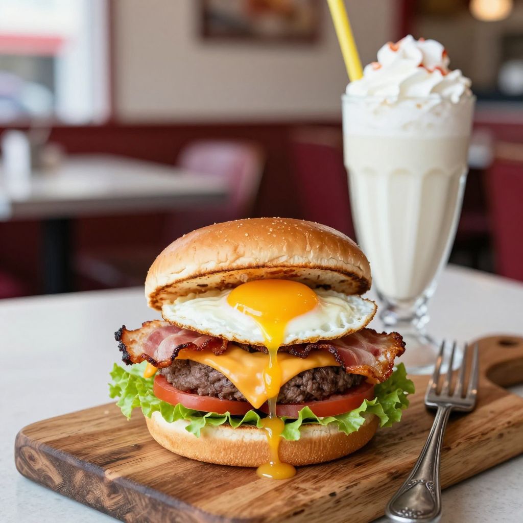 Breakfast at Charlie's Breakfast, Burgers N' Shakes