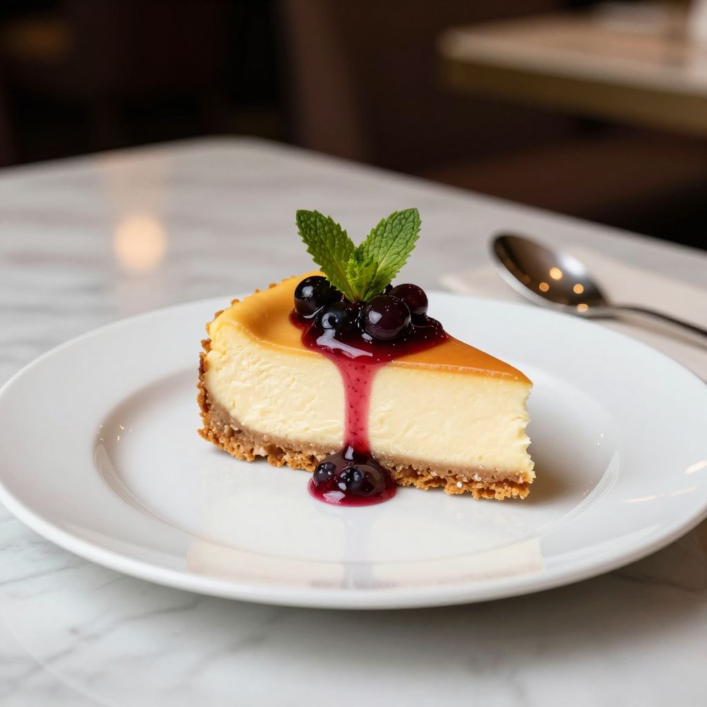 The Cheesecake Factory interior and desserts