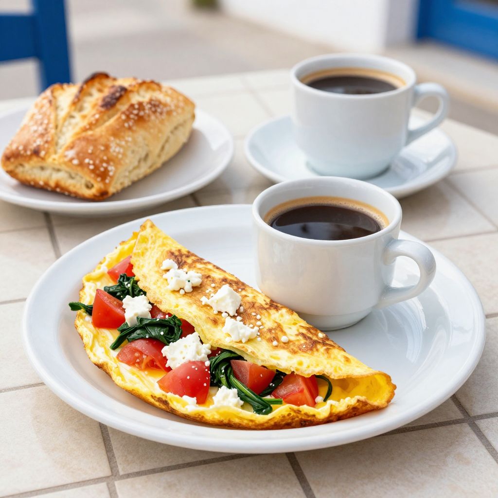 Tutti Frutti café in Santorini