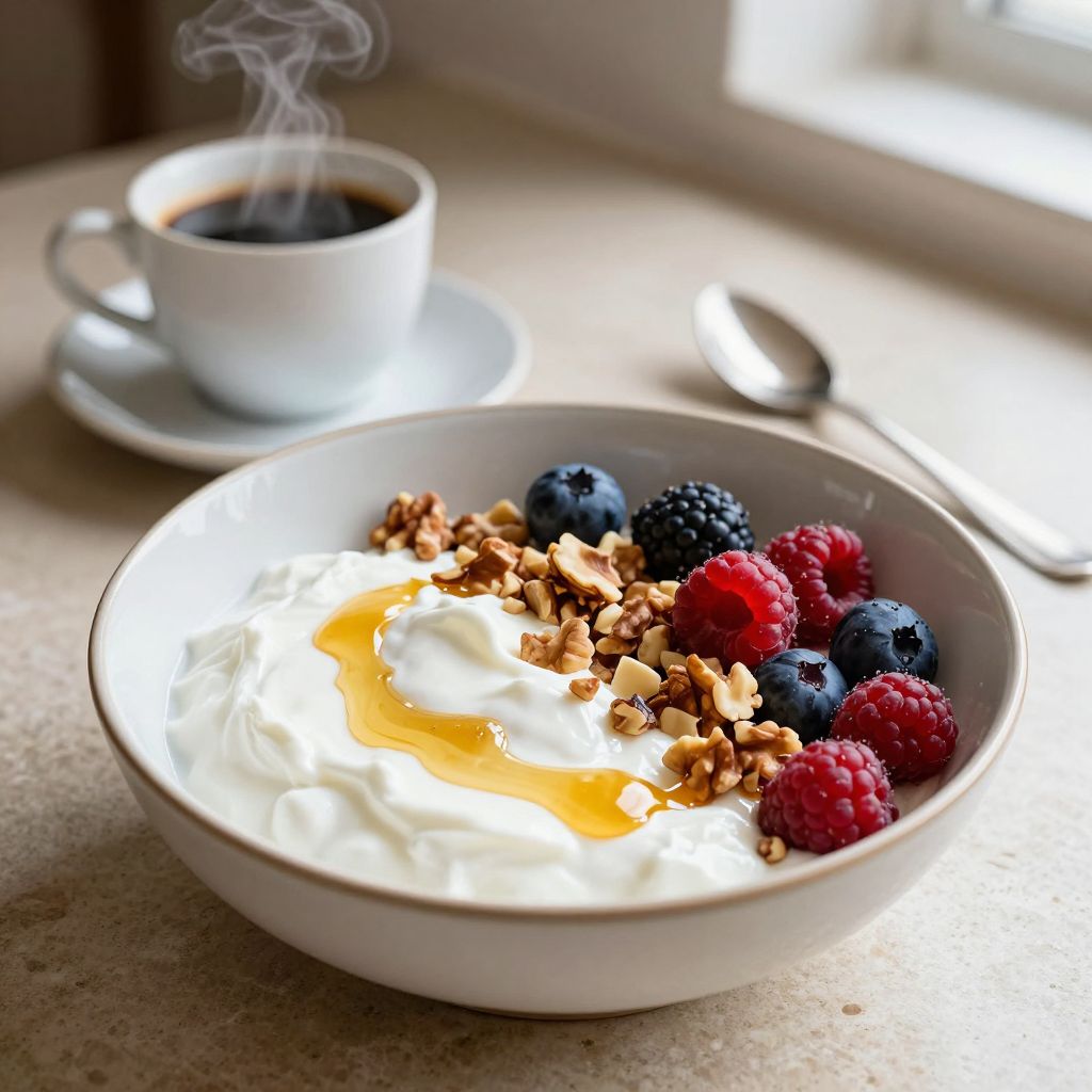 Karma breakfast in Oia